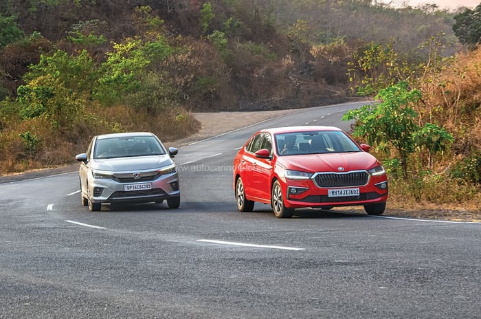 Skoda Slavia vs Honda City comparison 